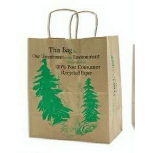 Natural Kraft Paper Shopping Bag (8