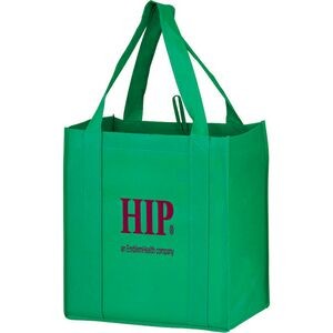 Heavy Duty Grocery Bag w/ Poly Board Insert & 1 Color Imprint (12