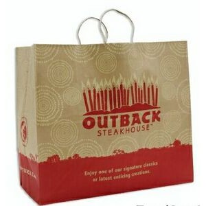 Natural Kraft Paper Shopping Bag (10