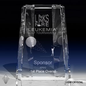 Denali Crystal Award (11" x 7 7/8" x 3 ½")