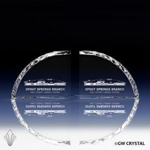 Sierra Crystal Book End Set (6" x 7" x 2")
