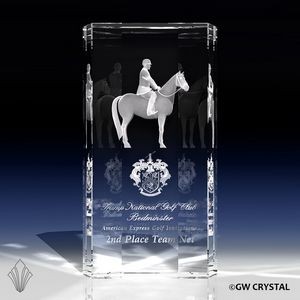 Classic Crystal Award (12" x 6 ¼" x 3 1/8")