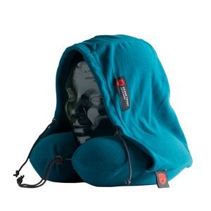 Hooded Neck Travel Pillow - Peacock Green