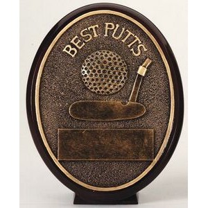 "Best Putts" Resin Plate - 5-1/2" Tall