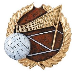 High Relief Plaque Mount - Volleyball