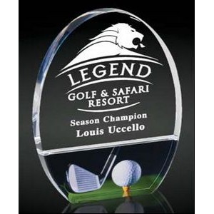 Golf Acrylic Award - 5-1/2