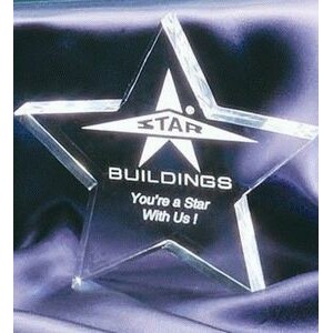 Clear Paperweight Star Acrylic Award - 5
