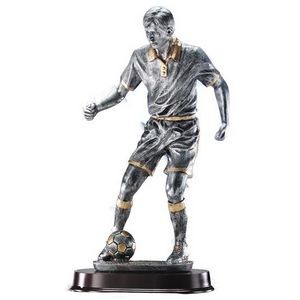 Male Push Soccer Figure Award - 18" Tall
