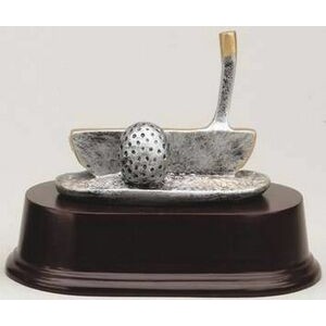 Sport Design Golf Putter Resin Award - 3 1/2"