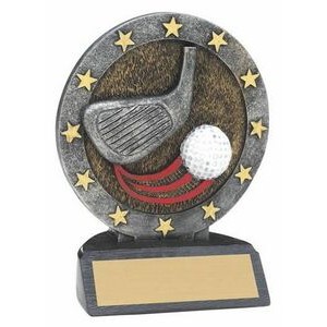 Golf All Star Resin Award - 4-1/2"