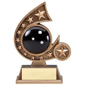 Comet Series Resin Bowling Award - 5 3/4" Tall