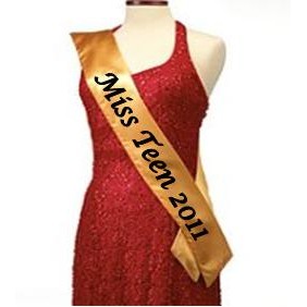 4"x70" Pageant Sash - Gold