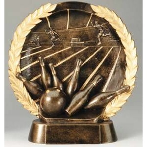 High Relief Bowling Award - 7 1/2"