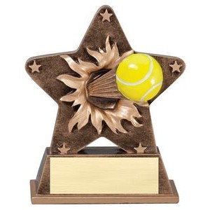 Tennis Starburst Resin Award