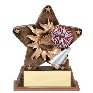 Cheerleading Starburst Resin Award