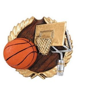 High Relief Plaque Mount - Basketball