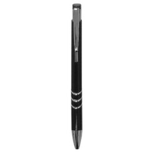 Ball Point Pen, Black/ Silver - Pad Printed