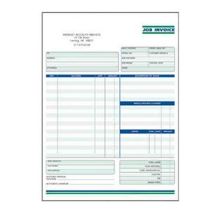 Carbonless NCR Forms 8-1/2" x 14"- 3 Part - 1 Side - Multicolor Ink