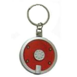 Key Ring, LED Flashlight - Red