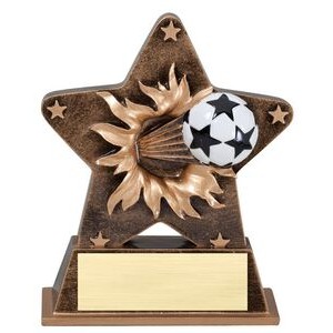 Soccer Starburst Resin Award