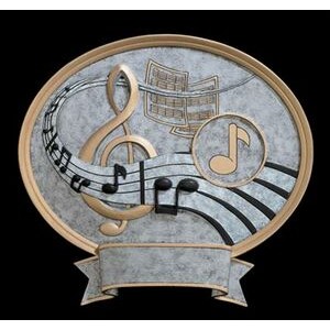 Music, Oval Legend Plates - 8"