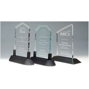 Jade Frosted Corners Pop-In Acrylic Award w/ Clipped Corners - 3