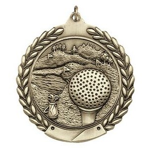 Medals, "Golf" - 1 3/4" Die Cast