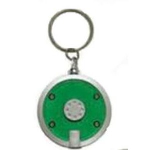 Key Ring, LED Flashlight - Green