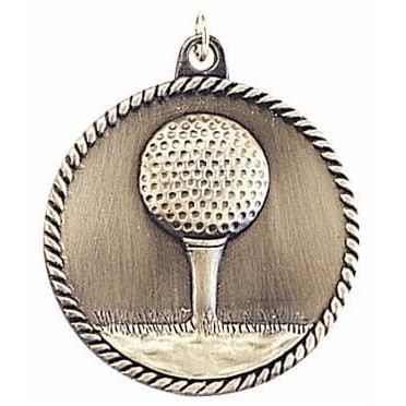 Medals, "Golf" - 2" High Relief