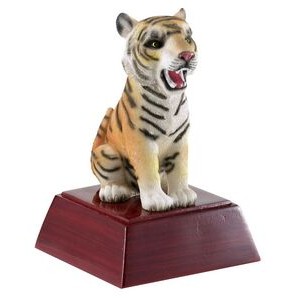 Tiger, Full Color Resin Sculpture - 4"