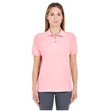 UltraClub Embroidered Ladies' Whisper Pique Polo