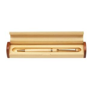Maple Wooden Pen and Case Set