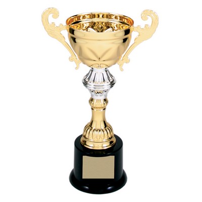 Cup Trophy, Gold - 8 3/4" Tall