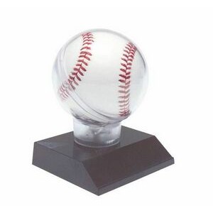 Baseball Holder Award w/ Black Base - 4 1/2"