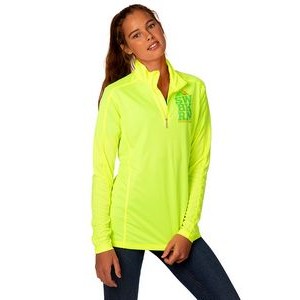 Zorrel Boston -Zip Ladies Interlock Pullover Shirt