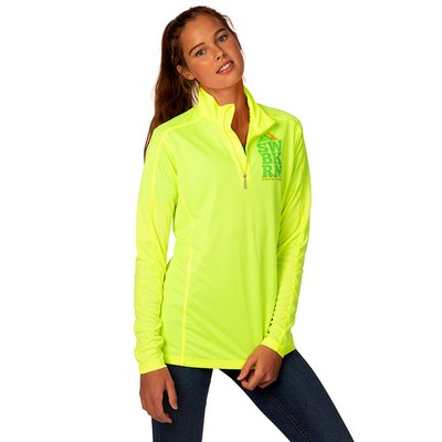 Zorrel® Boston ¼-Zip Ladies Interlock Pullover Shirt