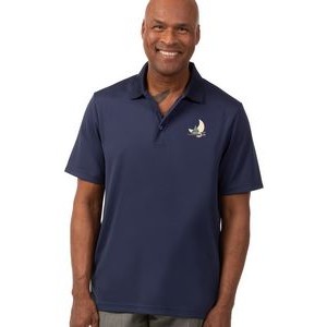 Zorrel® Elm™ Mens Vertical Dash Jacquard Stripe Polo Shirt