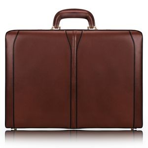 TURNER | 4.5" Brown Leather Attaché | McKleinUSA