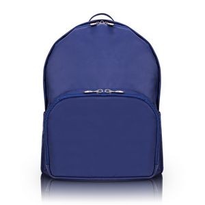 NEOSPORT | 15" Navy Nylon Classic U Shape Laptop Backpack | McKleinUSA
