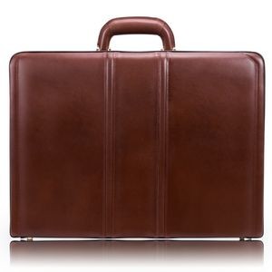 COUGHLIN | 4.5" Brown Leather Attaché | McKleinUSA