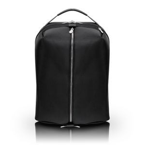 SOUTH SHORE | 17" Black Nylon Carry-All Overnight Laptop & Tablet Backpack | McKleinUSA
