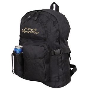 Backpack with 3 Zippered Compartments