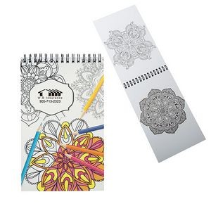 Mini Coloring Book With Spiral Binding
