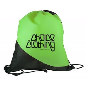 Two Color Non-Woven Drawstring Backpack (14