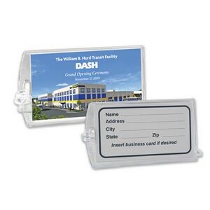 Executive Clear View Luggage Tag
