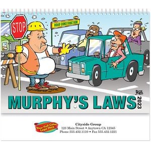 Full Colour Murphy's Laws Spiral Wall Calendar