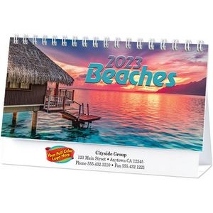 Beaches Full Colour Desk Calendar