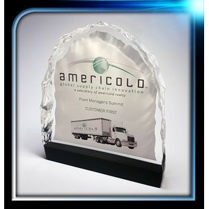 Lucite Ice Effect Award (6 3/4"x8"x1 1/4")
