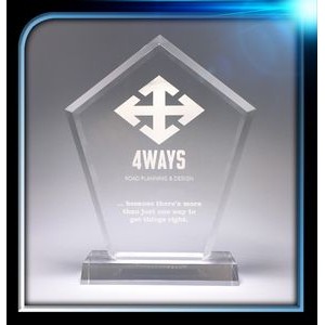 Executive Series Pentagon Award w/Base (7"x8"x3/4")