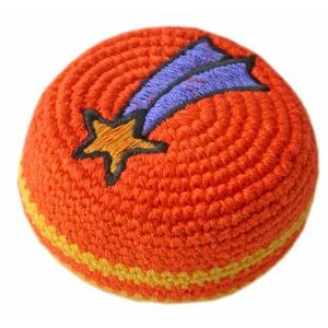 Embroidered Crocheted Footbag